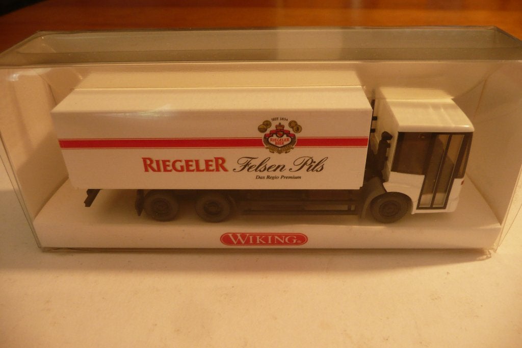 Riegeler Felsen Pils bier Mercedes Econic Wiking HO spoor, Ophalen of Verzenden, Zo goed als nieuw, Overige typen, Overige merken