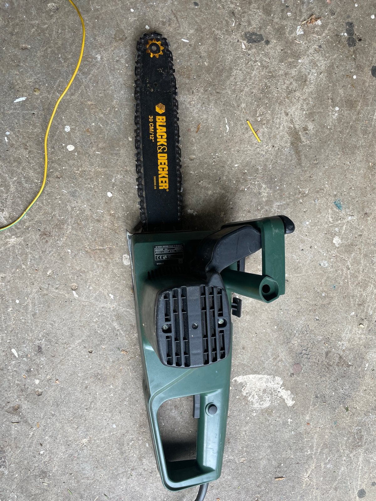 Black & Decker Kettingzaag GK430K - 1500W, Doe-het-zelf en Verbouw, Gereedschap | Zaagmachines, Gebruikt, 70 mm of meer, Kettingzaag