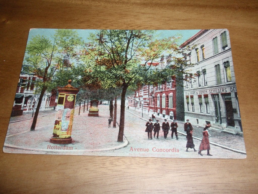 Rotterdam  Avenue Concordia Aanplakzuil, Verzenden, Voor 1920, Ongelopen, Zuid-Holland
