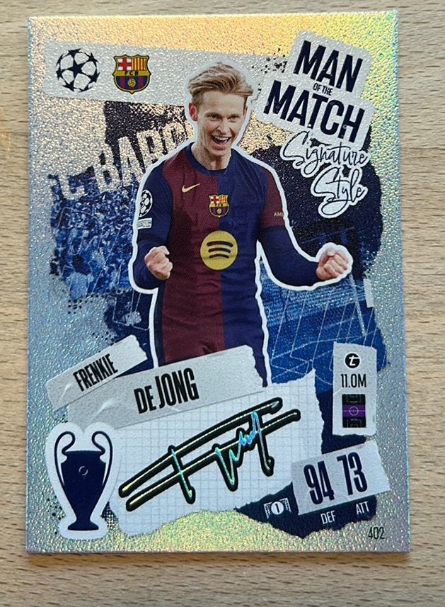 8x Topps Match Attax – Messi, Ronaldo, Haaland & meer, Ophalen of Verzenden, Zo goed als nieuw, Buitenlandse clubs, Spelerskaart