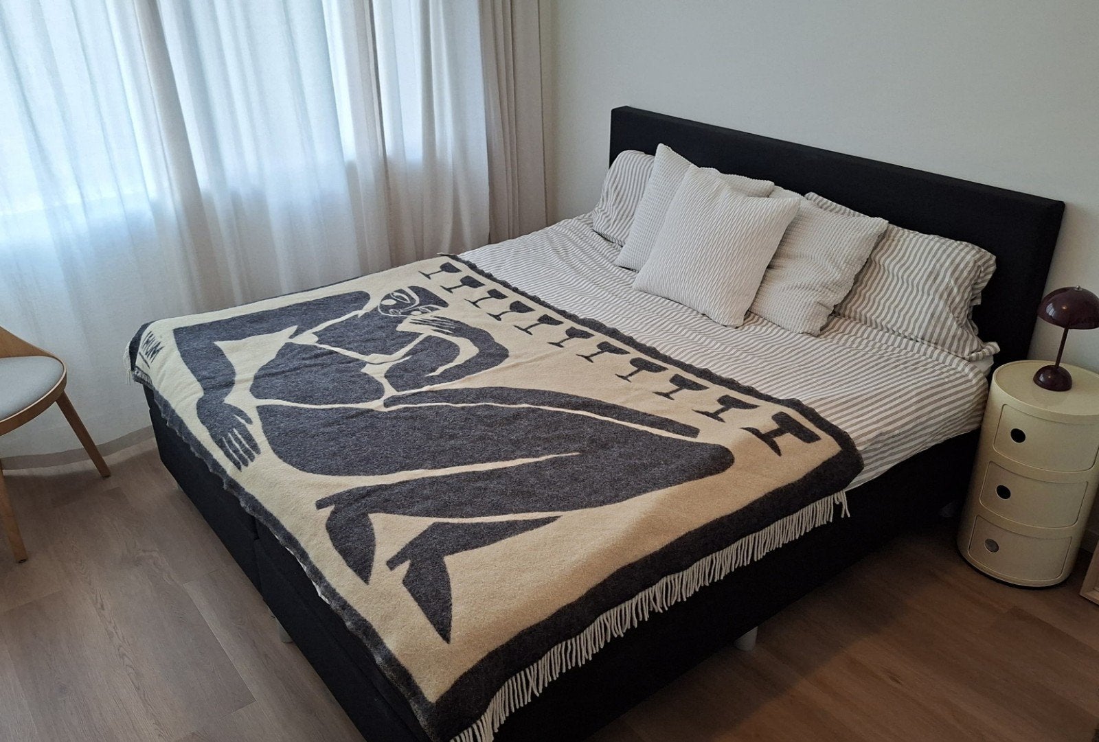 Boxspring 180x200, Ophalen, Zo goed als nieuw, Tweepersoons, 180 cm
