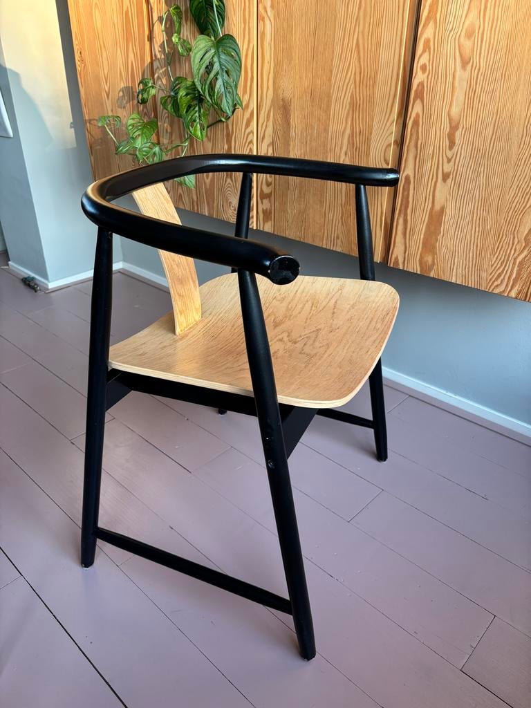Limited Edition IKEA Trendig Stoel, Huis en Inrichting, Stoelen, Gebruikt, Eén, Hout, Zwart, Ophalen