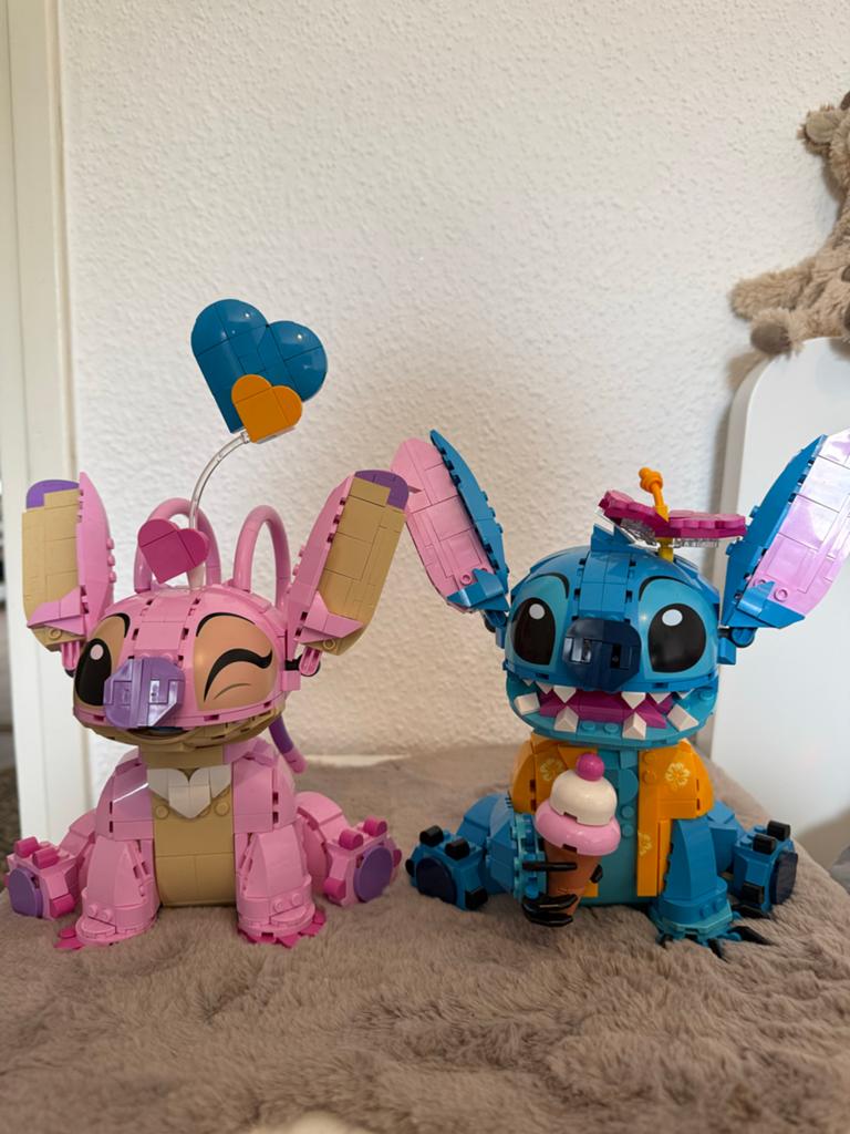 Lego Disney Stitch en Angel (43262 & 43257), Ophalen, Zo goed als nieuw, Overige merken