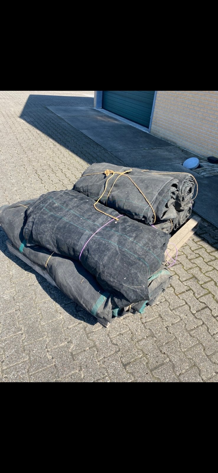 Bescherm kleed / nicosil kleed, Ophalen, Vee