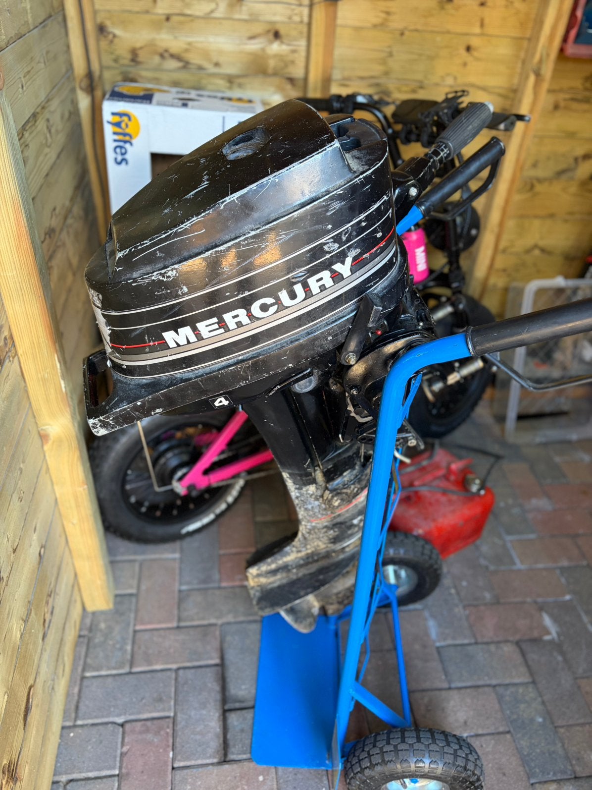 Mercury buitenboordmotor, Watersport en Boten, Ophalen, Gebruikt