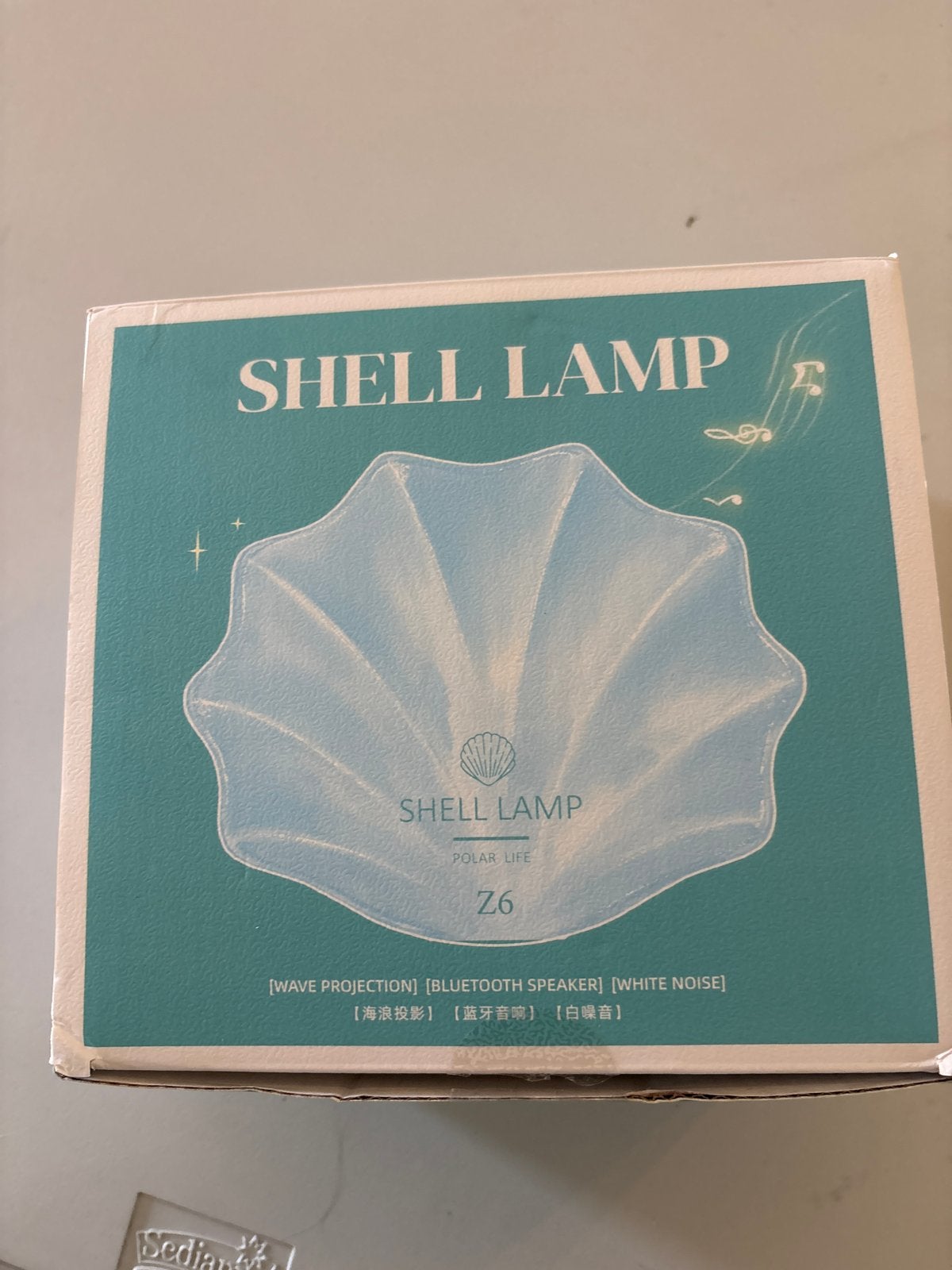 Shell Lamp Z6: Golfprojectie, Bluetooth Speaker, Witte Ruis, Ophalen of Verzenden, Nieuw