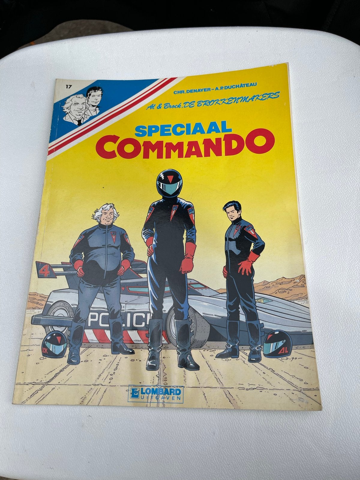 Spreciaal Commando 1e druk 1990 - de brokkenmakers, Boeken, Eén stripboek, Ophalen of Verzenden, Gelezen