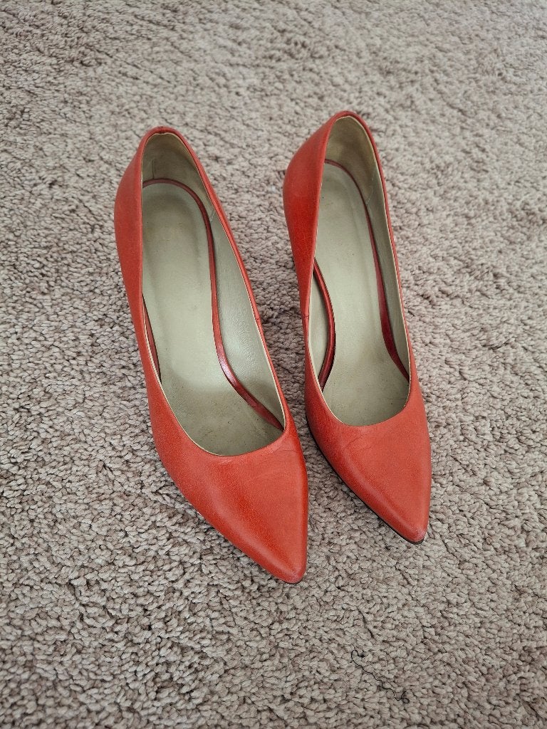 Rode schoenen met hak, Verzenden, Schoenen met hoge hakken, Manfield, Gedragen