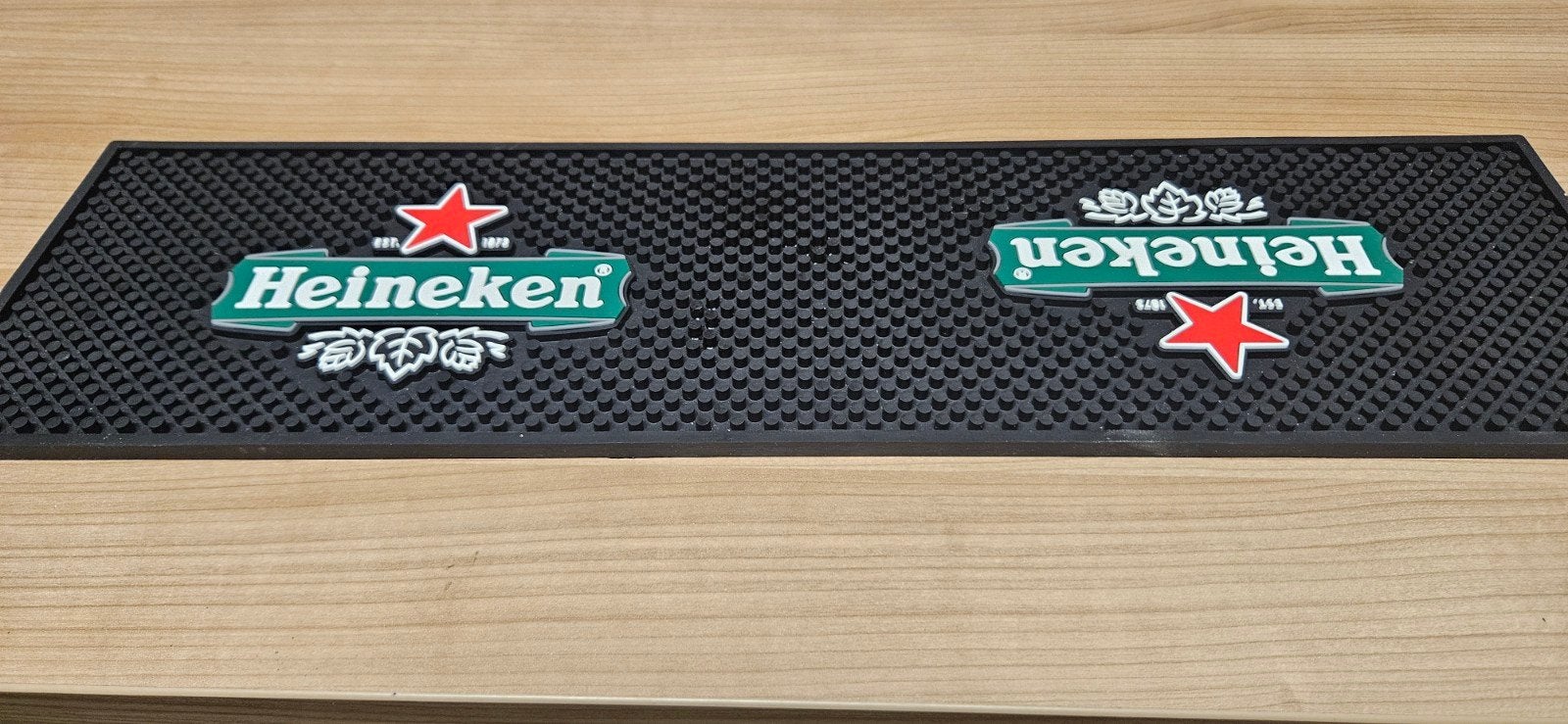 Bar mat — Heineken, Verzenden, Zo goed als nieuw, Reclamebord, Plaat of Schild, Heineken