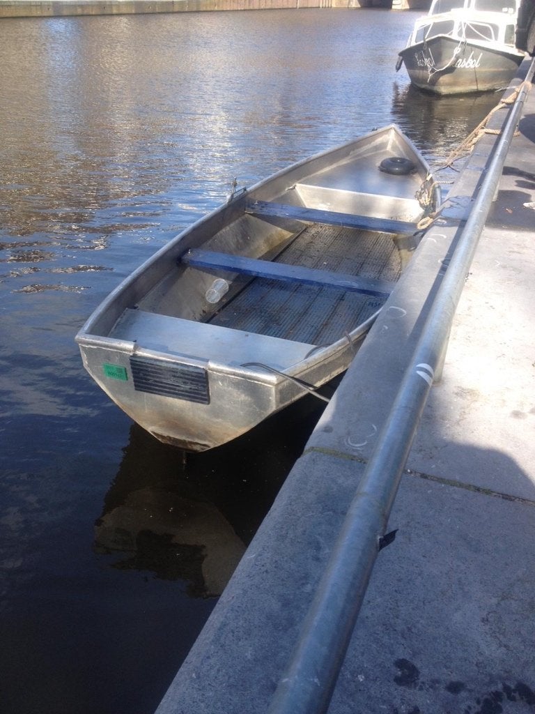 Elegant Aluminium bootje, Ophalen, Gebruikt, 35 cm, 1 m