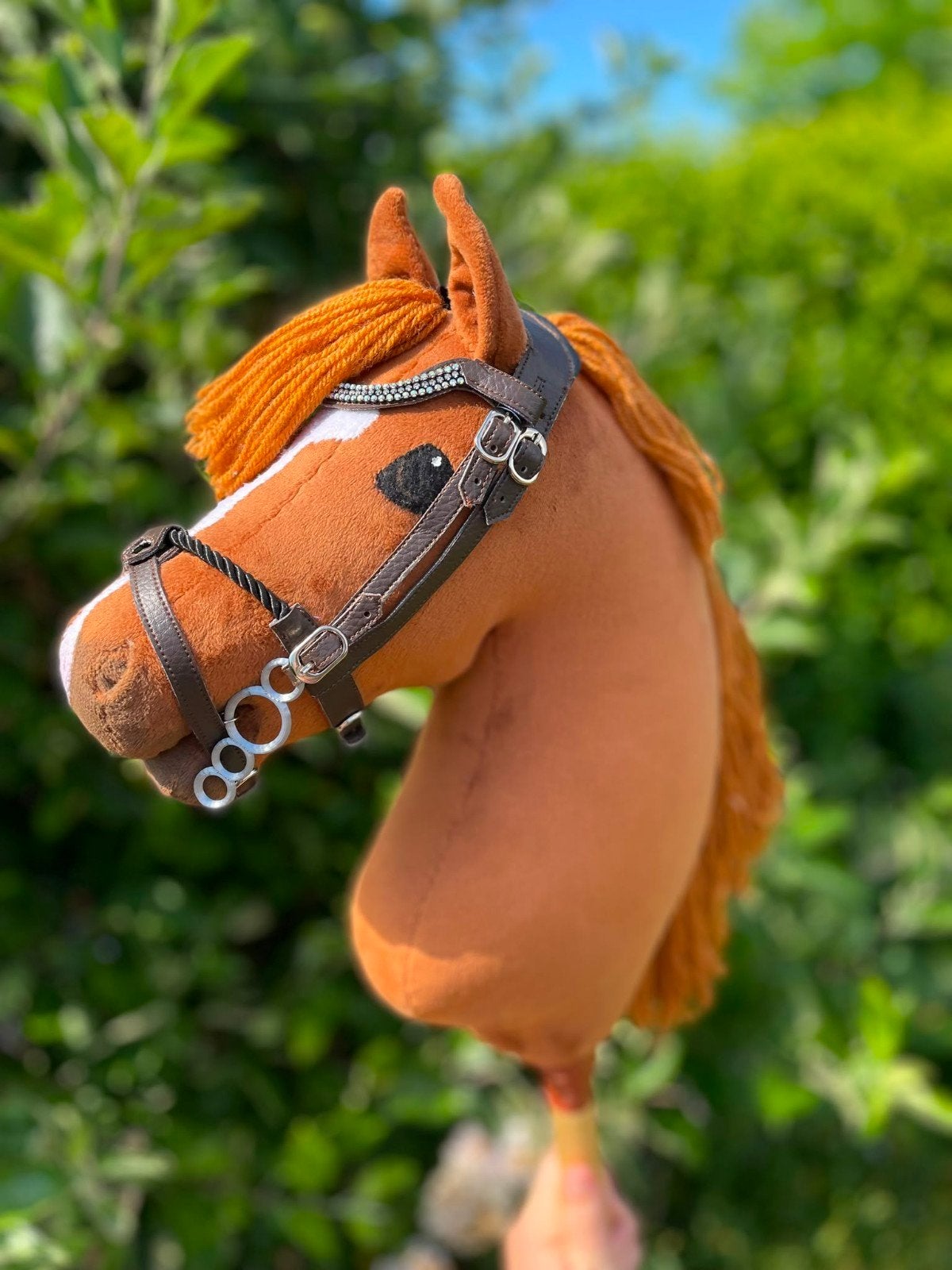 Rope noseband HOOFDSTEL voor hobbyhorse, Hobby en Vrije tijd, Verzenden, Zo goed als nieuw