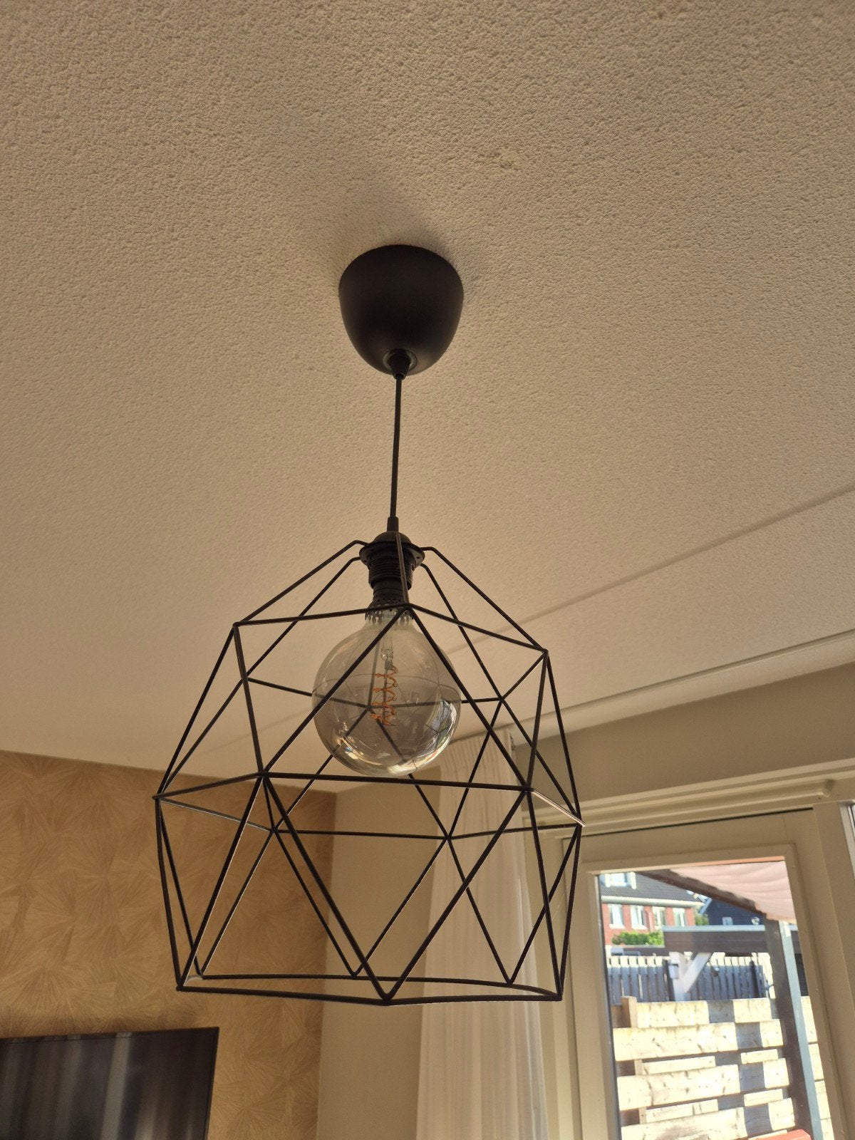 Hanglamp, Huis en Inrichting, Ophalen, Zo goed als nieuw, E27 (groot)