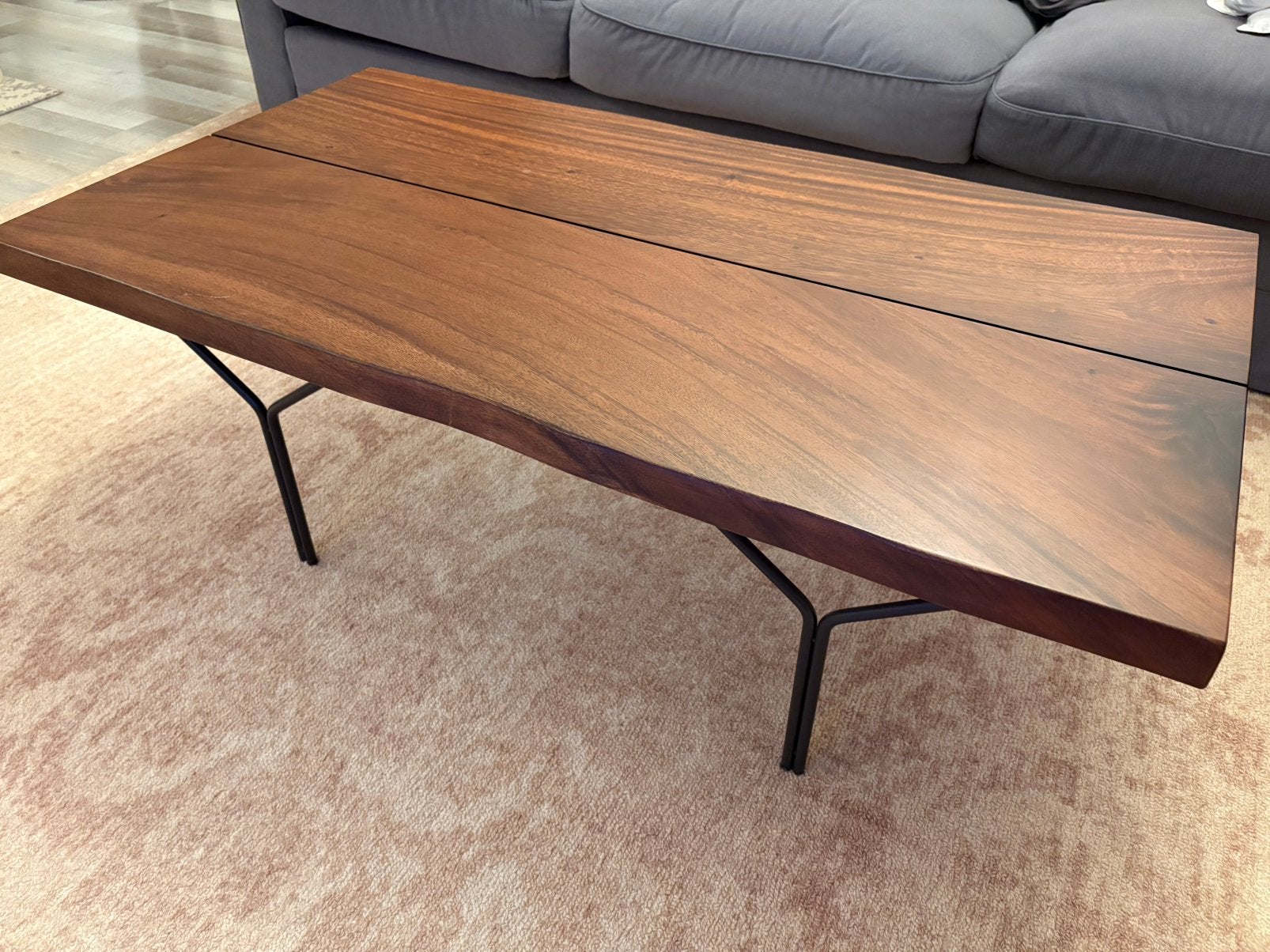 West Elm Harbor Live Edge Coffee Table (Solid Acacia Wood) (m2451590653 ...