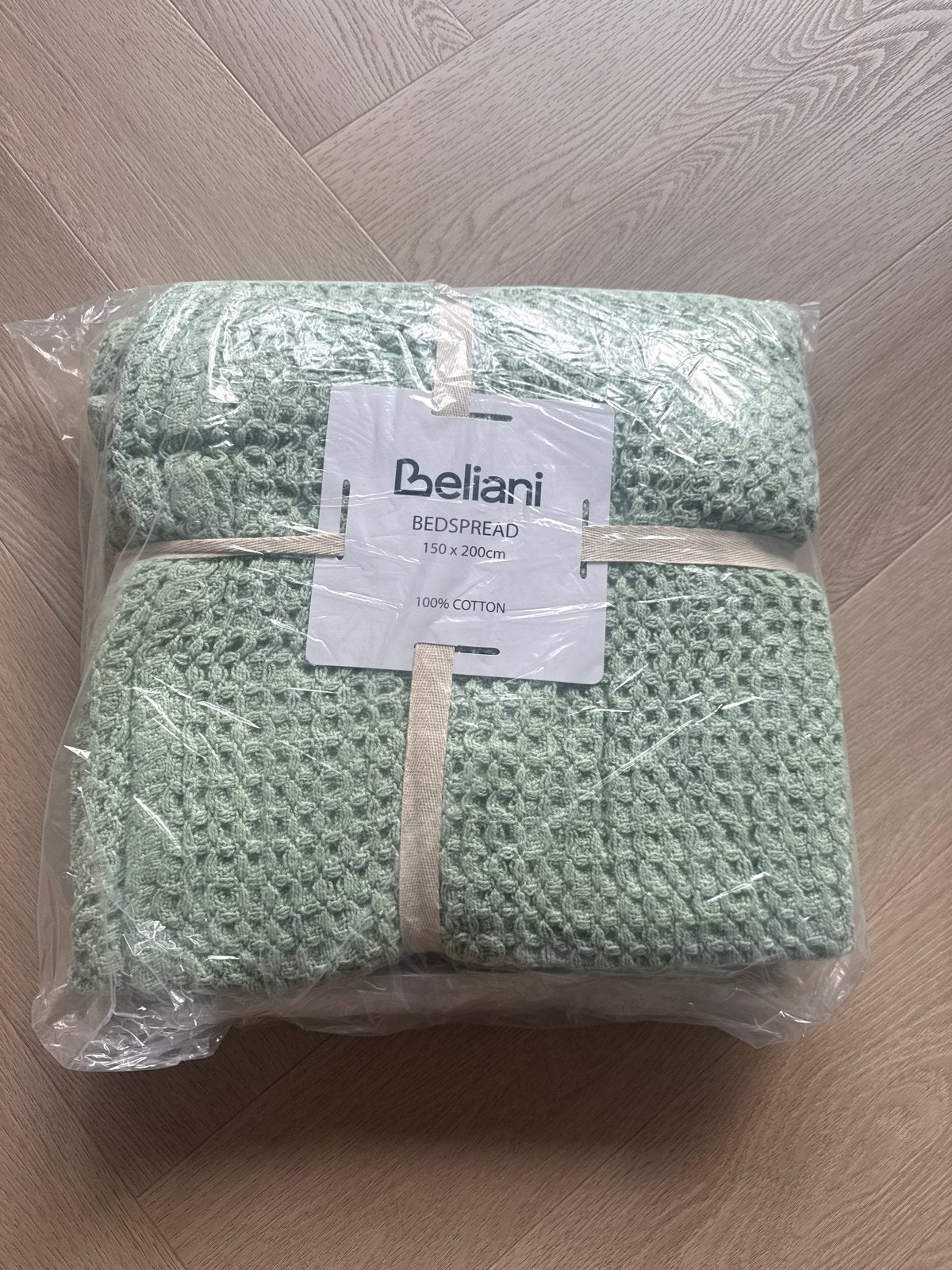 Beliani Bedsprei 150x200cm - 100% Katoen - Nieuw, Eenpersoons, Katoen, Nieuw, Ophalen of Verzenden