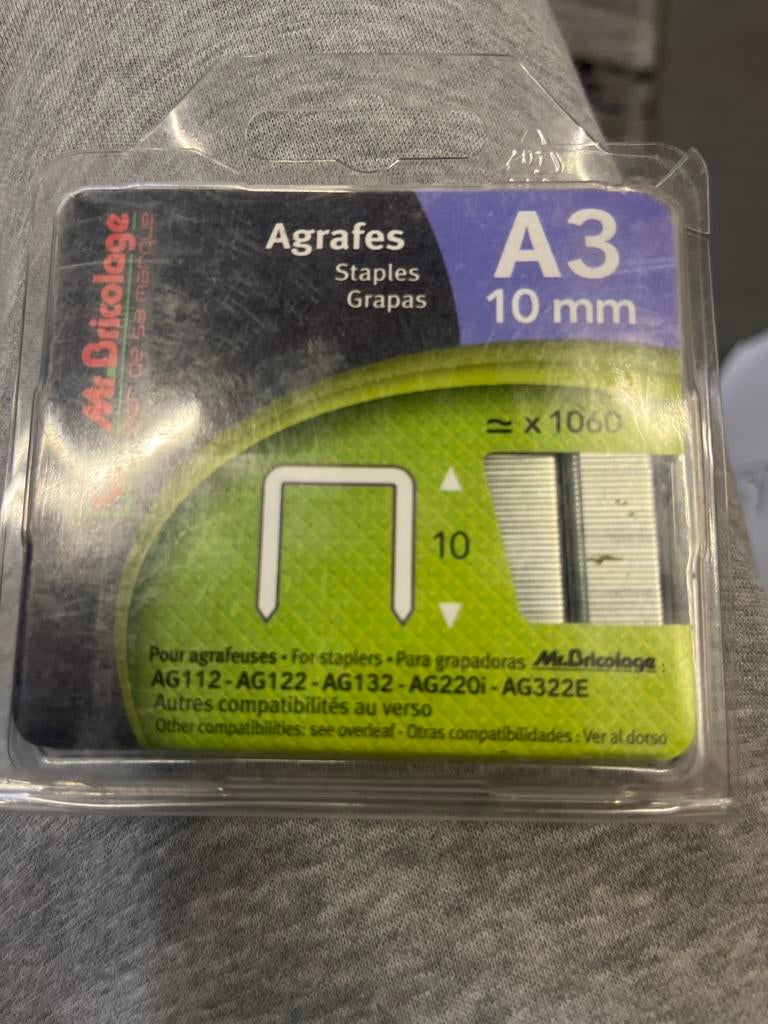 13x Mr. Bricolage Nietjes A3 10mm en 12mm - Nieuw, Ophalen of Verzenden