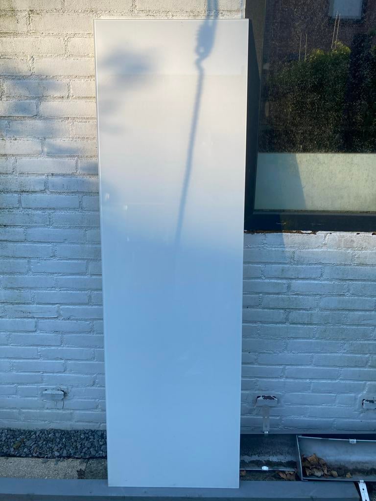 IKEA Malm Glasplaat 160x48cm - Wit, Ophalen, 150 tot 200 cm, Nieuw, Glas