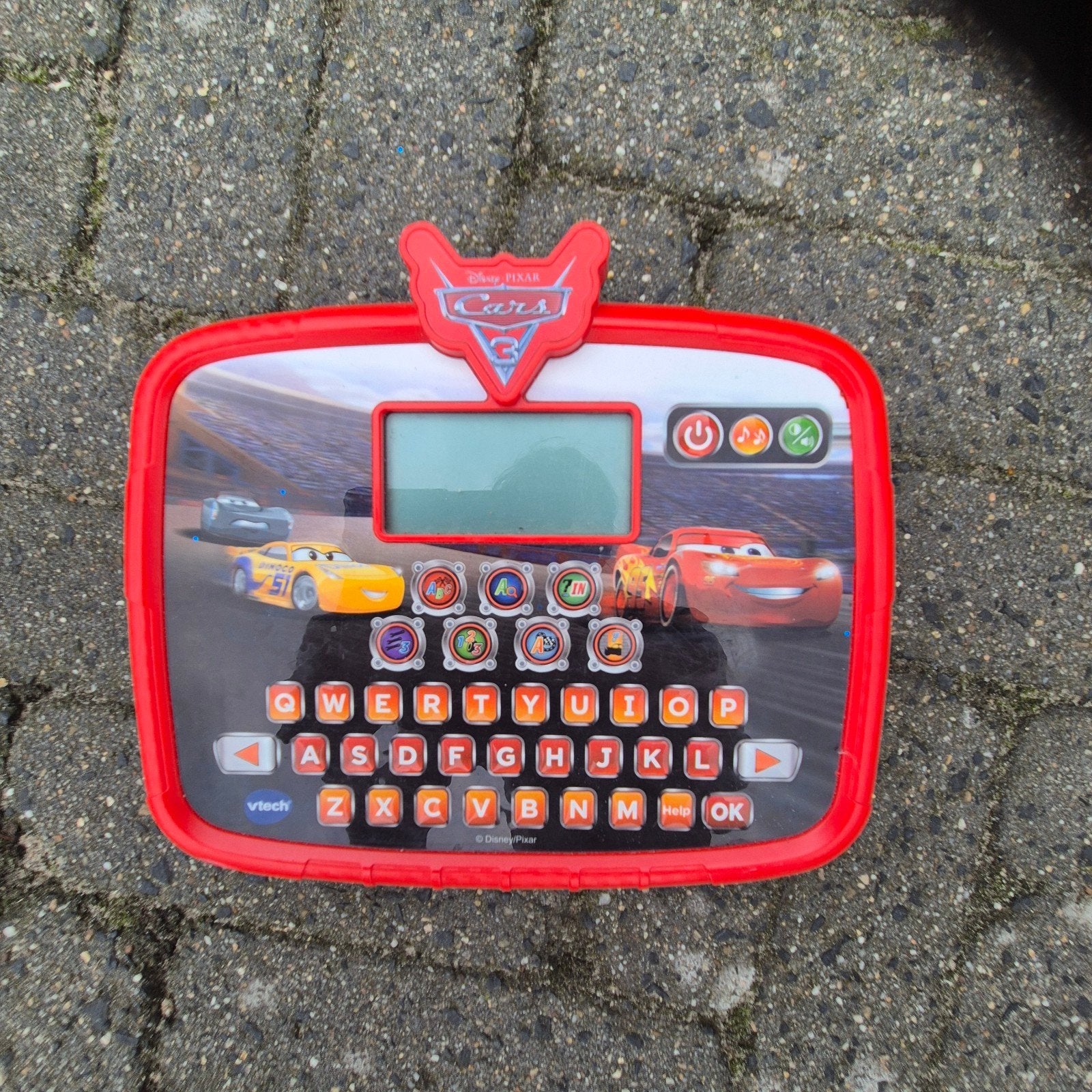 VTech  Cars 3 Laptop -, Ophalen of Verzenden, Gebruikt, Taal en Lezen, Met geluid