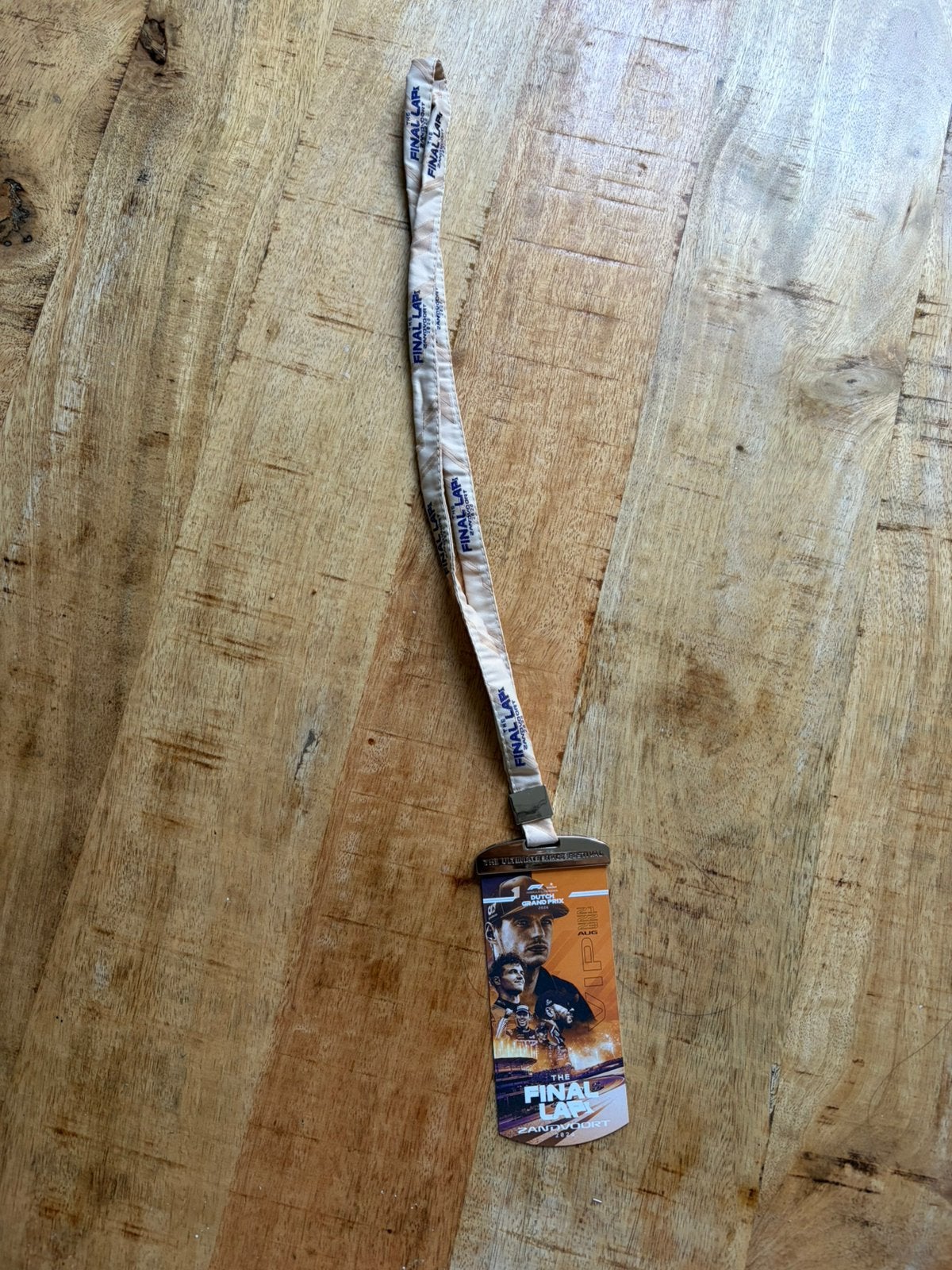 F1 lanyard VIP pass Zandvoort Final Lap Max Verstappen, Ophalen of Verzenden, Nieuw, Formule 1