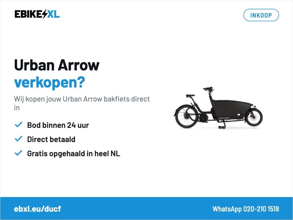 Urban Arrow verkopen? Direct bod + gratis ophalen