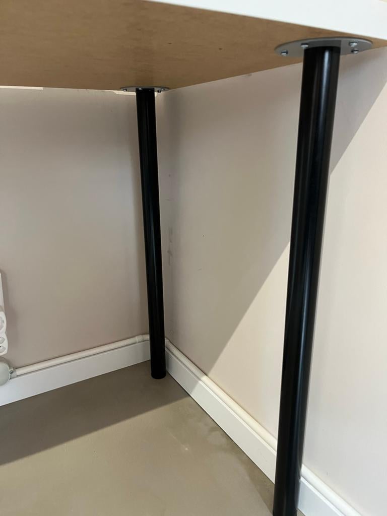 Ikea ADILS tafelpoten, zwart (4 stuks), Ophalen, Tafelpoot, Gebruikt, 50 tot 100 cm