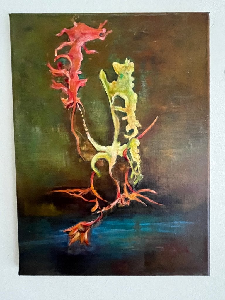 abstract schilderij Oscar Lormans, Verzenden