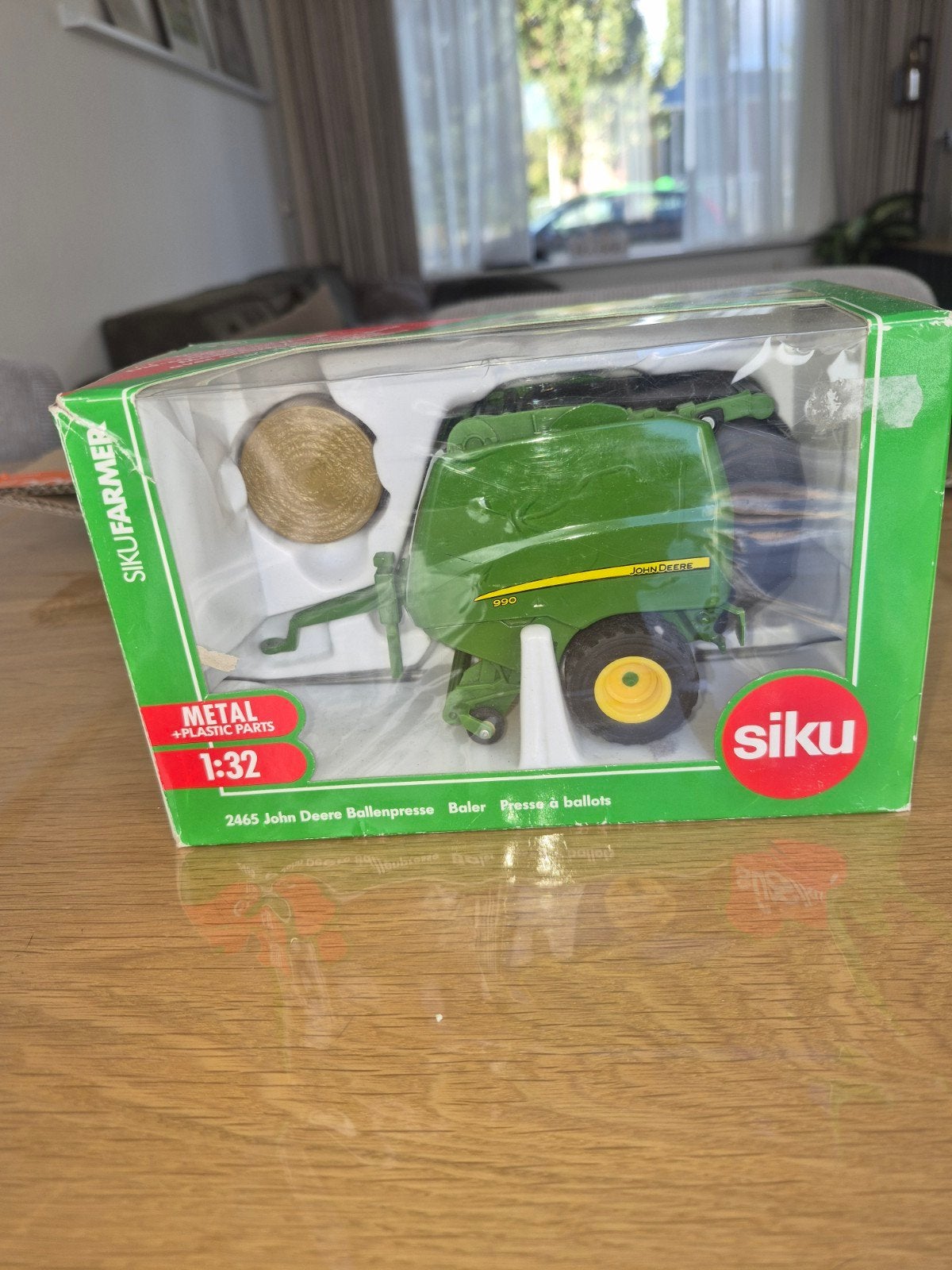 Siku Farmer John Deere Balenpers 1:32 - Nieuw in doos, Info@siku.de, SIKU, Tractor of Landbouw, Nieuw