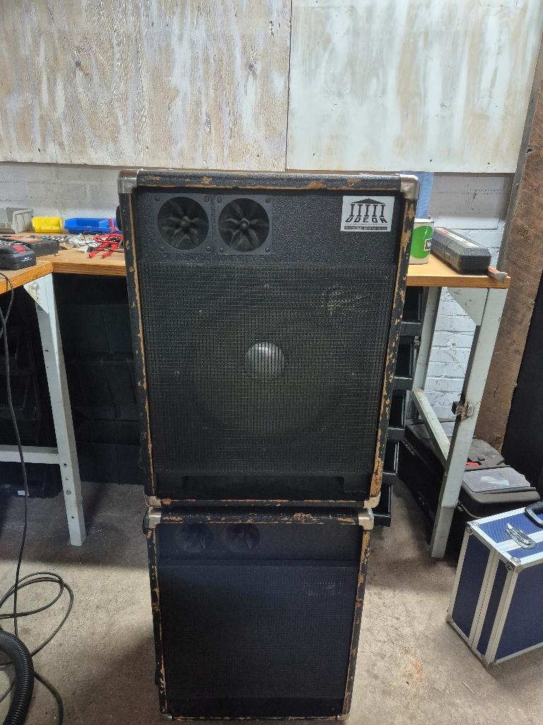 Dynacord luidsprekers, Audio, Tv en Foto, Luidsprekers, Gebruikt, 120 watt of meer, Front, Rear of Stereo speakers, Ophalen