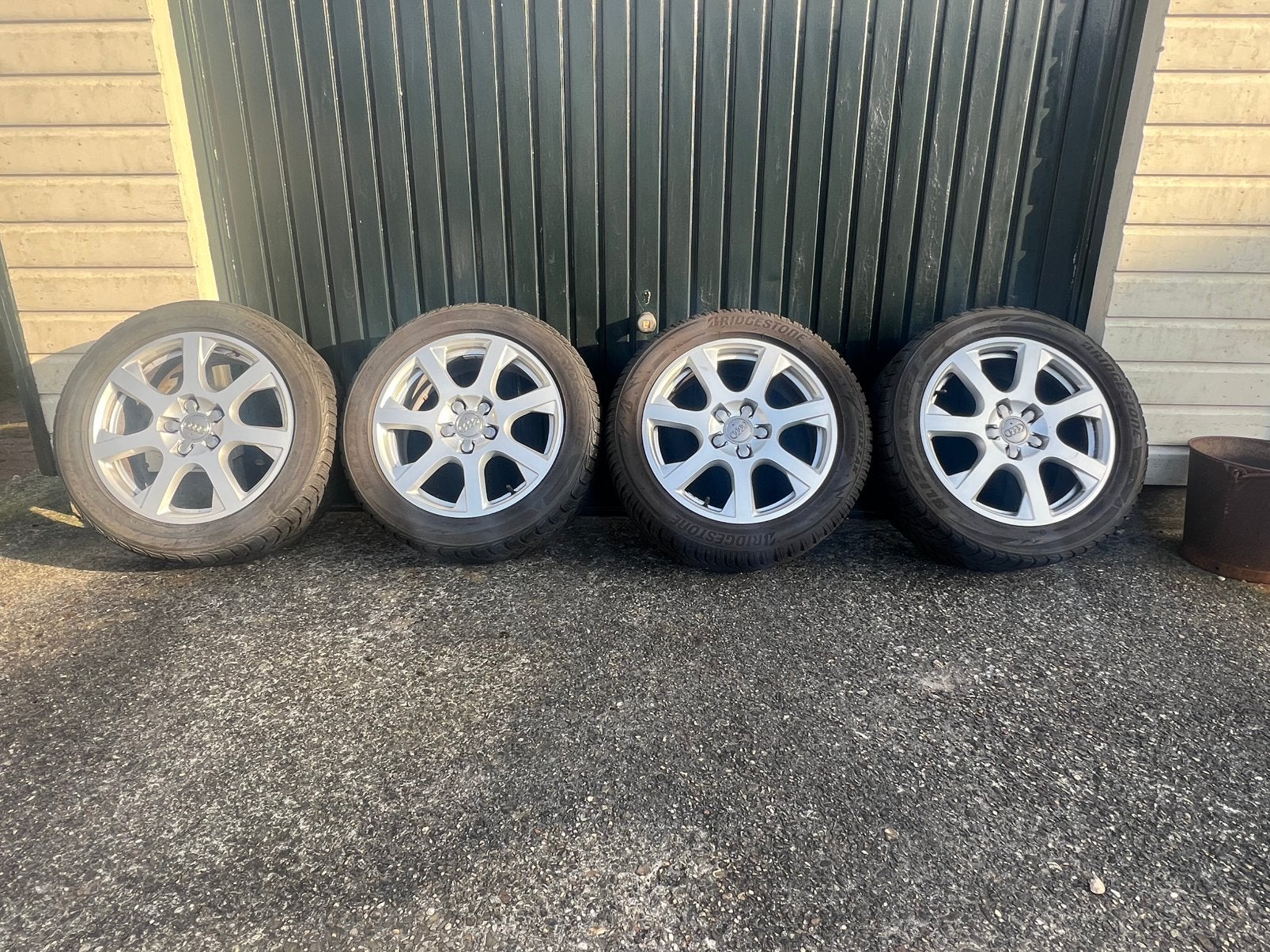 Originele Audi velgen 5x112 225 50 17, Auto-onderdelen, Banden en Velgen, Ophalen, Gebruikt, Banden en Velgen, 17 inch