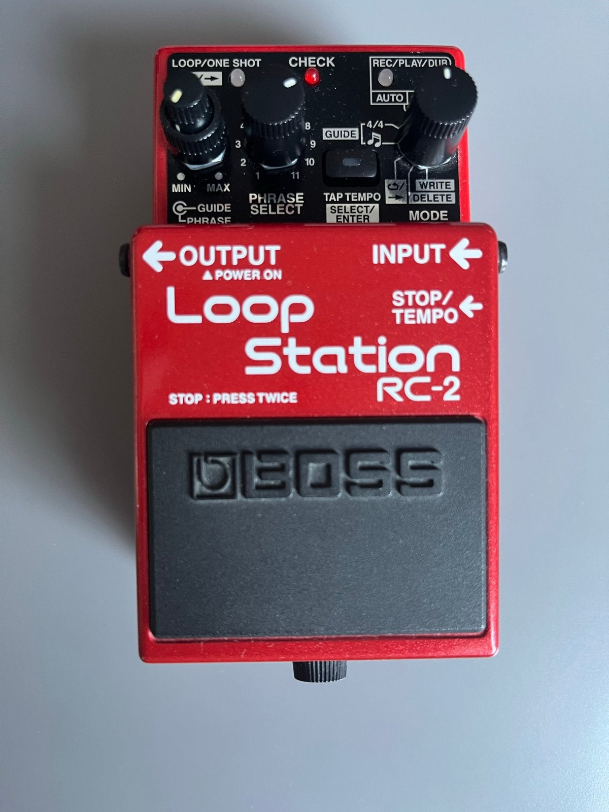 BOSS RC-2 Loop Station Gitaarpedaal; ZGAN!, Muziek en Instrumenten, Effecten, Ophalen, Zo goed als nieuw, Overige typen