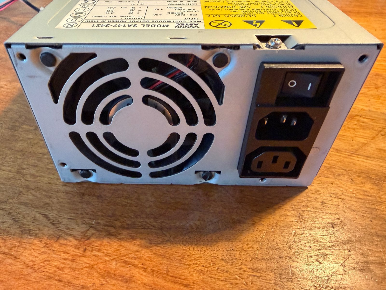 ZTEC Voeding SA147-3421 - 145W PC Voeding, Ophalen of Verzenden, Gebruikt