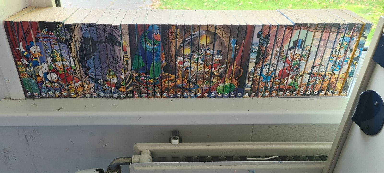 Donald Duck pocket (rugtekening) - Complete serie, Complete serie of reeks, Ophalen of Verzenden, Gelezen