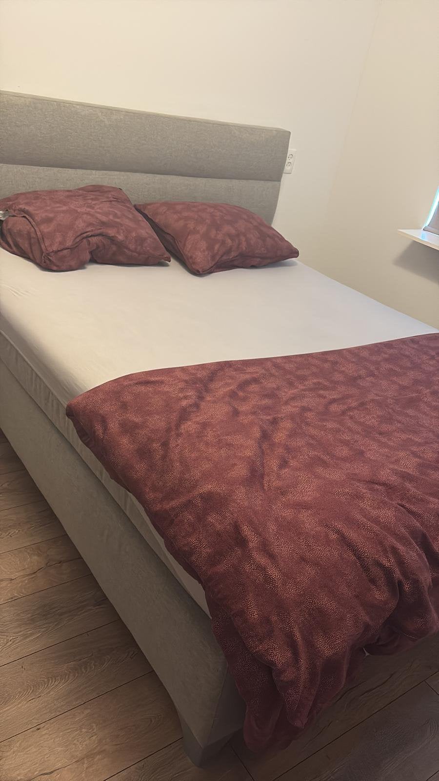 Boxspring 160x200, Ophalen, Zo goed als nieuw, Tweepersoons