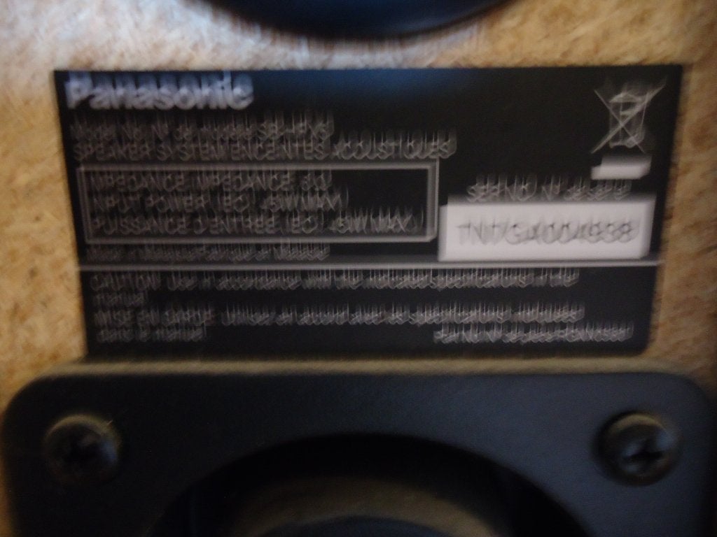 Panasonic - Boekenplank Luidsprekers -, Ophalen of Verzenden, Zo goed als nieuw, Overige merken