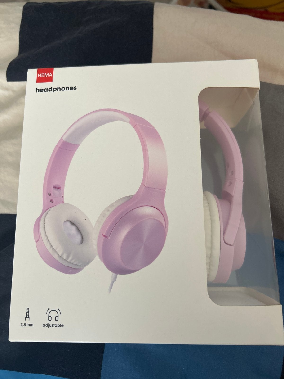 Hema koptelefoon roze - verstelbaar met 3.5mm aansluiting, Audio, Tv en Foto, Koptelefoons, Overige merken, Verstelbaar, Roze