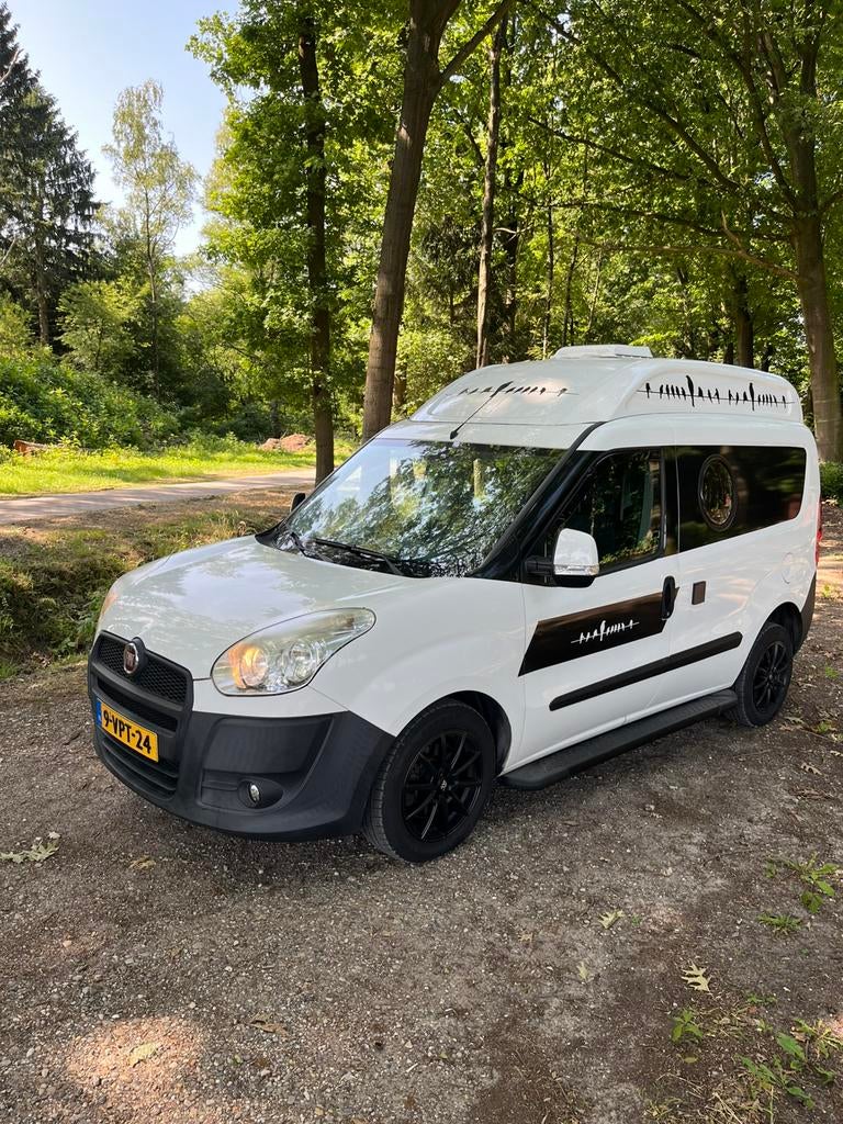 Fiat Doblo Cargo Minicamper/Bestelauto benzine/aardgas, Caravans en Kamperen, Buscamper of Camperbus, Tot en met 2, Handgeschakeld