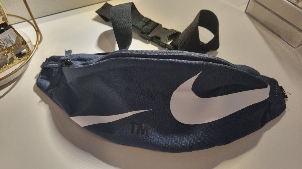 Donkerblauwe Nike Heritage Waistpack (heuptas/fannypack), Ophalen of Verzenden, Zo goed als nieuw, Blauw, Overige merken