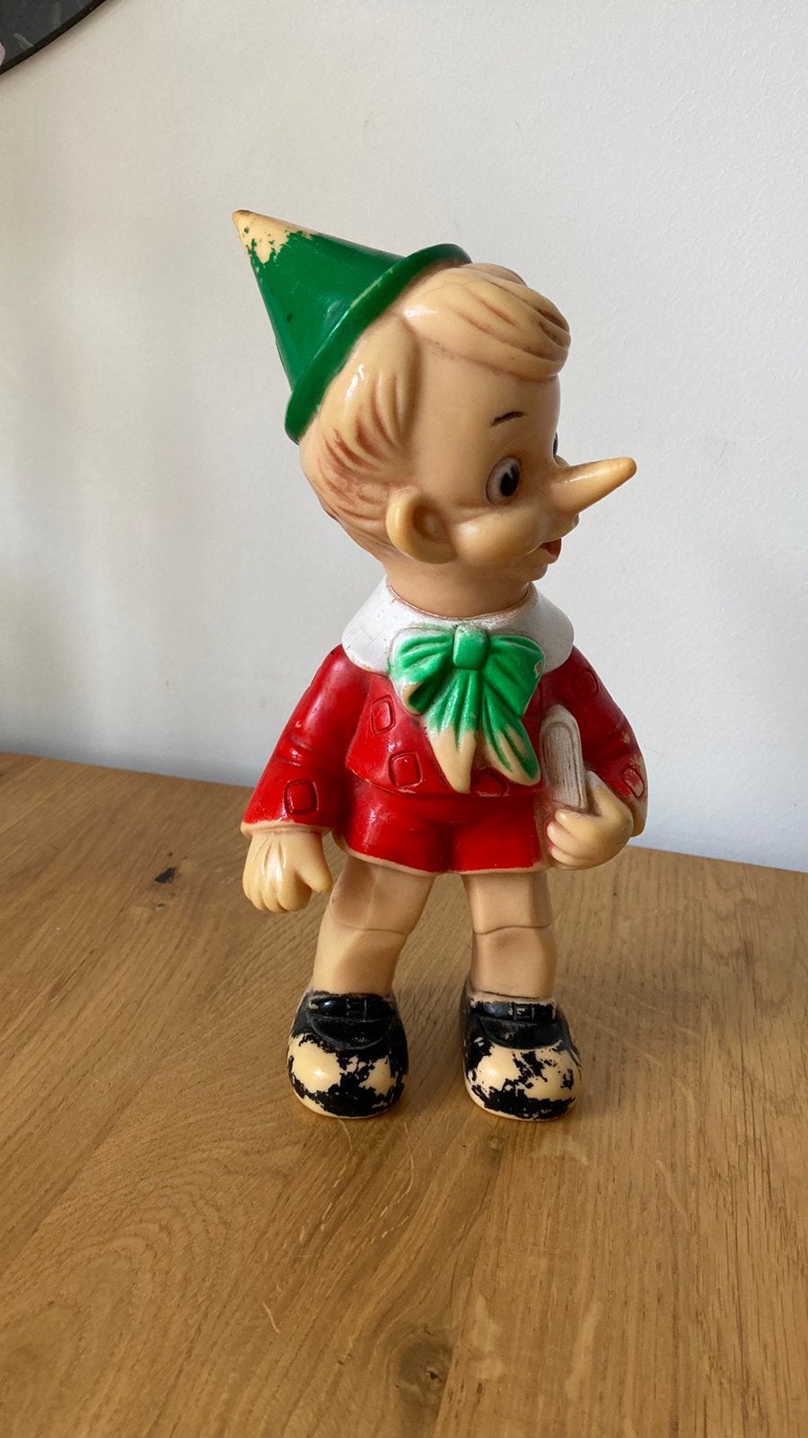 Pinokkio - vintage piep figuurtje, Ophalen of Verzenden, Gebruikt