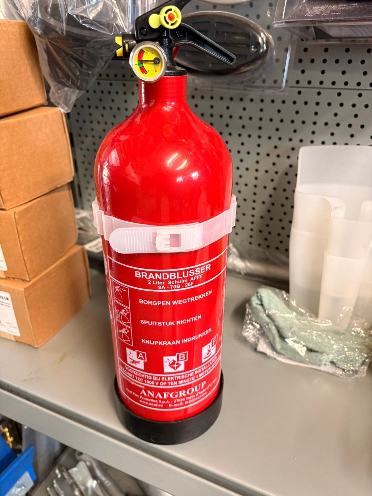 Brandblusser 2kg schuim ABF weg=weg, Ophalen, Nieuw, Brandblusser