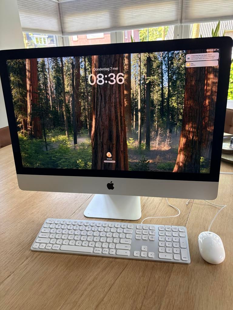 Apple iMac 27” Retina 5K (2019) – Zeer nette staat, Computers en Software, Apple Desktops, Ophalen, Gebruikt, HDD en SSD, 8 GB