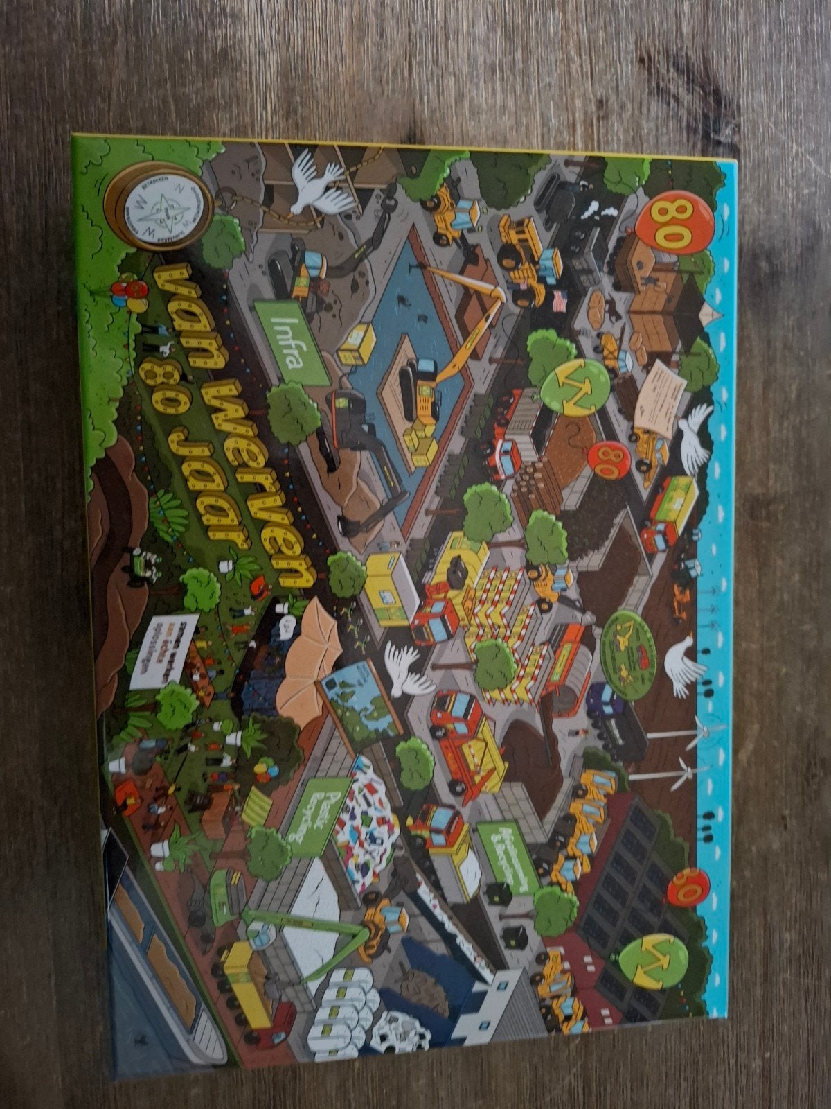 Van Werven 80 jaar puzzel - 1000 stukjes, Ophalen of Verzenden, Meer dan 50 stukjes, 6 jaar of ouder