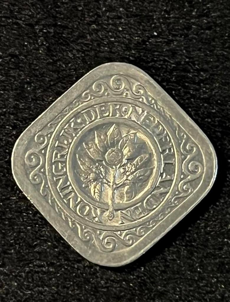 5 cent vruchtdragende oranjetak uit 1939, Ophalen of Verzenden, Koningin Wilhelmina