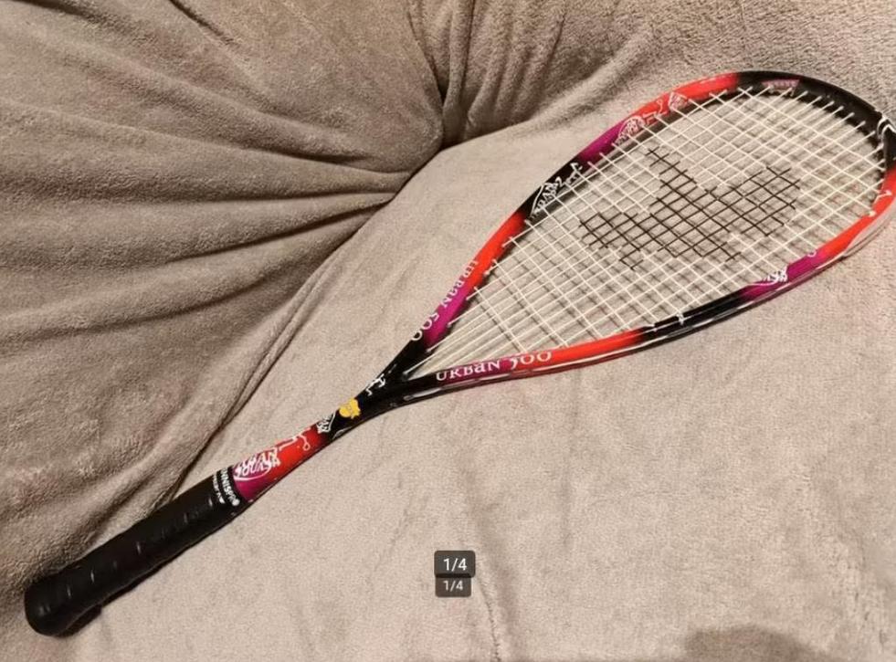Saxon urban 500 squash squashracket, nieuwe grip, Gebruikt, Ophalen of Verzenden, Racket