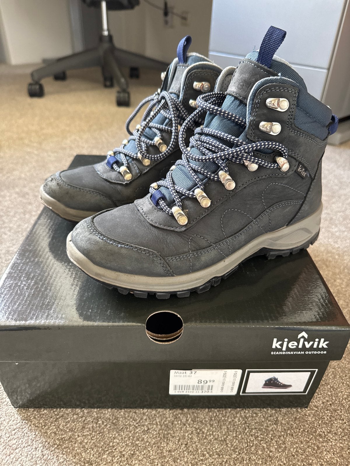 Kjelvik Wandelschoenen Maat 37 - Zo goed als nieuw, Sport en Fitness, Bergsport en Wandelen, Ophalen of Verzenden, Zo goed als nieuw