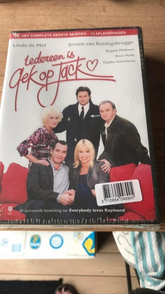Dvd iedereen is gek op Jack, Cd's en Dvd's, Vinyl | Nederlandstalig, Ophalen of Verzenden, Nieuw in verpakking, Overige formaten