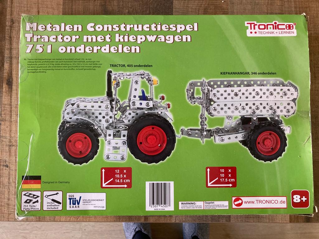 Meccano Tronico bevat 751 onderdelen Nieuw, Compleet, Overige thema's, Nieuw, Ophalen of Verzenden