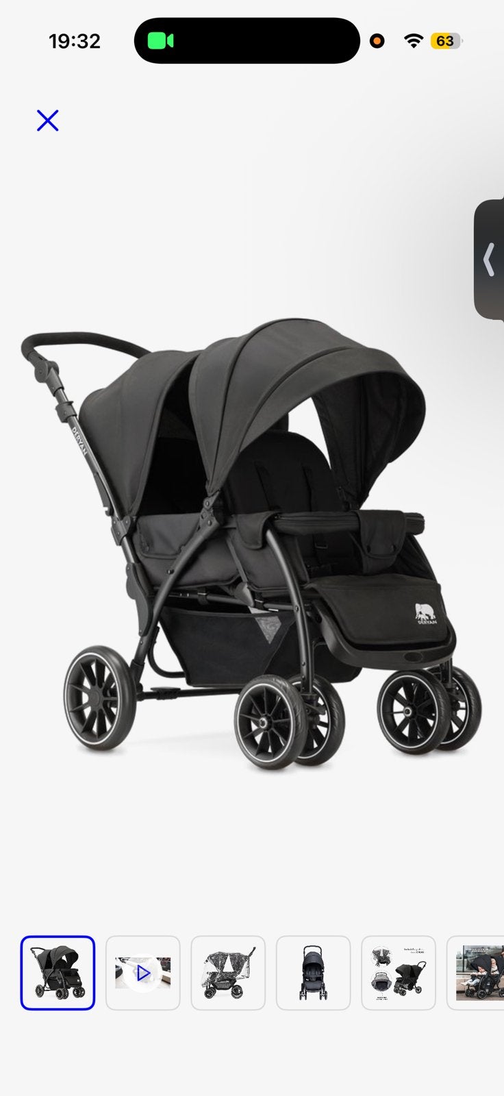 Deryan duo buggy elena, Ophalen, Overige merken