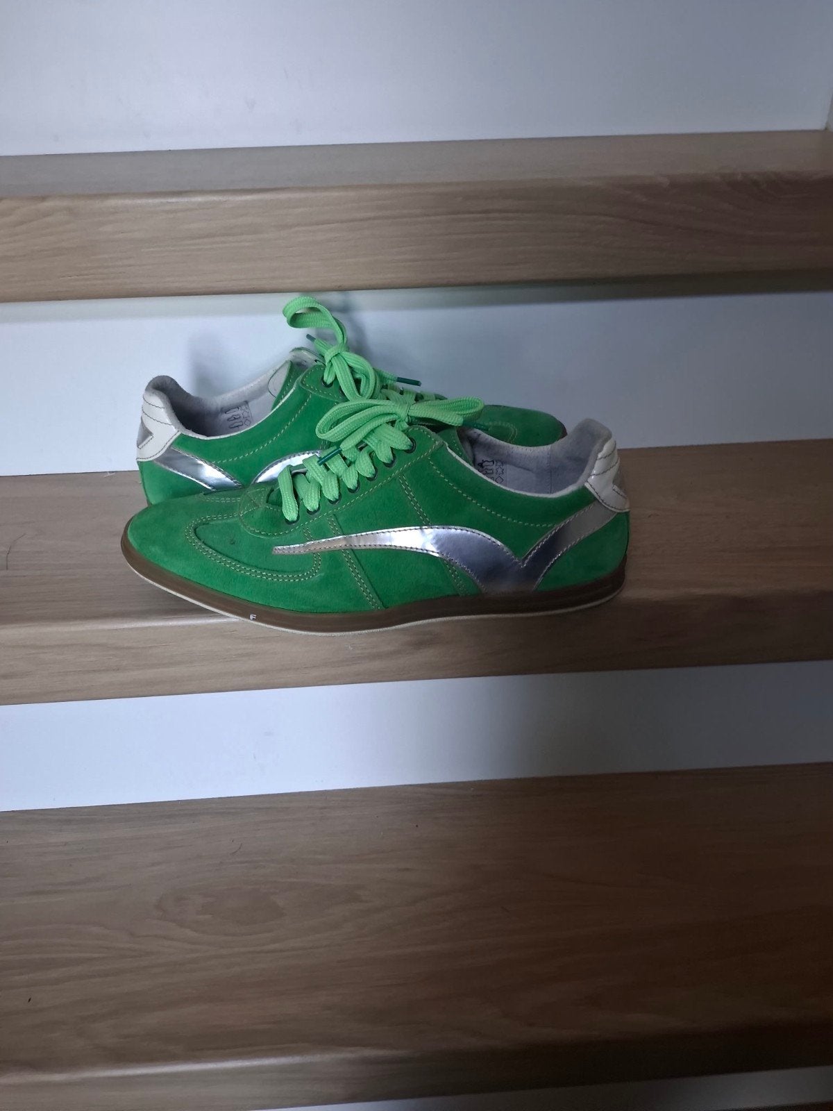 Sneakers maat 42.5 Floris van Bommel Zaler vintage groen, Floris van Bommel, Ophalen of Verzenden, Groen, Sneakers of Gympen