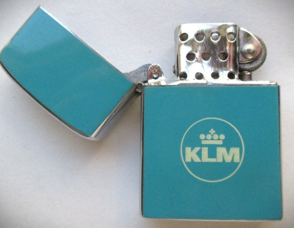 KLM Aansteker~Vintage Sigarettenaansteker~Koninklijke, Ophalen of Verzenden, Gebruikt, Aansteker