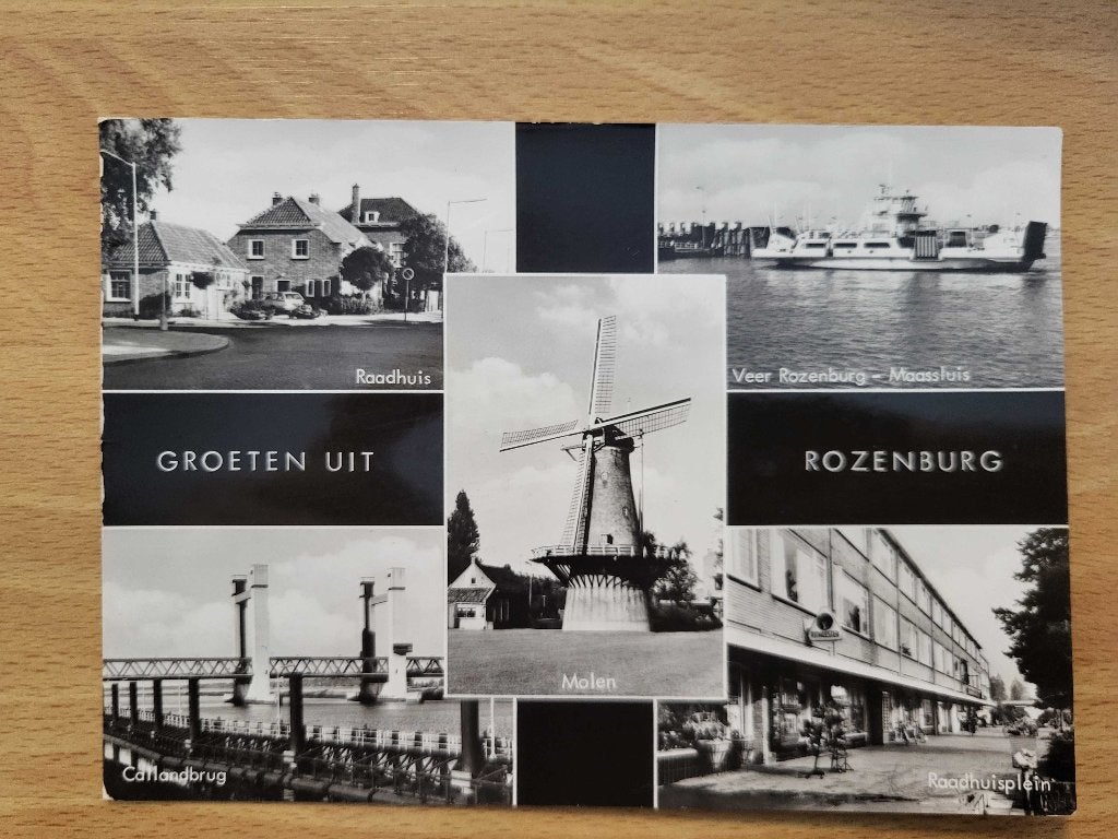 ansicht ROZENBURG meerluik, Ophalen of Verzenden, Voor 1920, Zuid-Holland