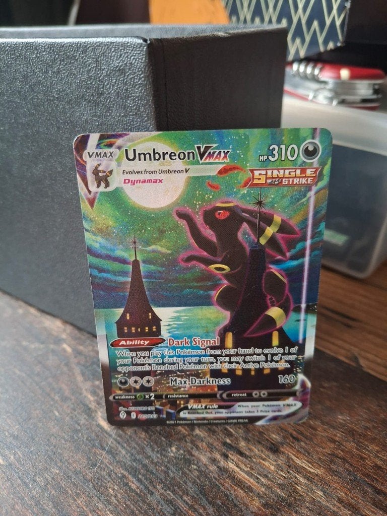 Umbreon Vmax Alt Art, Ophalen, Zo goed als nieuw, Losse kaart